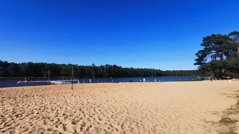 Plaża nad Zalewem Siczki